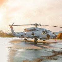 Βαμμένο σε Ελληνικά χρώματα τα πρώτο MH-60R του Πολεμικού Ναυτικού